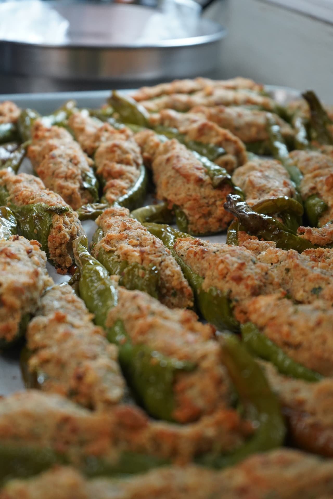 Homemade stuffed peppers
